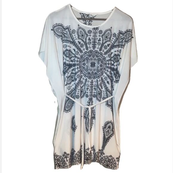 Tribal Print Swim Coverup - Picture 1 of 9